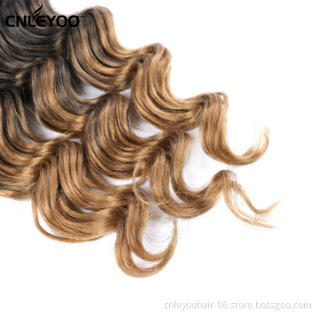 High ponytail natural color pre plucked water curly 360 women glueless full lace wig